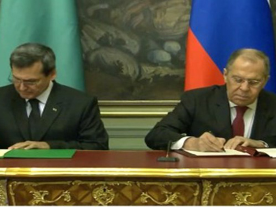 امضای چندین سند همکاری در سفر هیأت ترکمنستان به مسکو