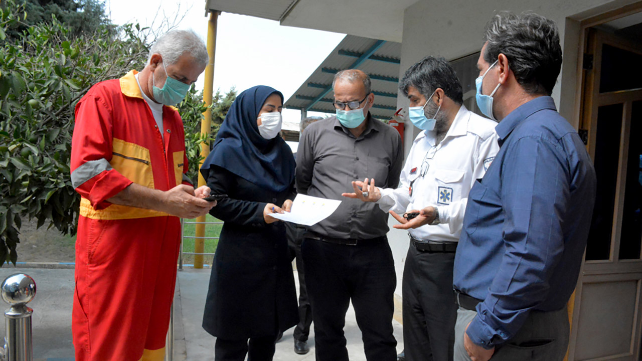 visit of the head of medical emergency and accident management