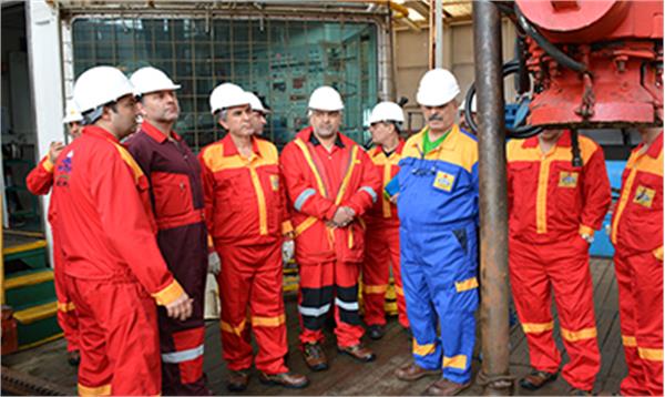 Visit to Amir-Kabir semisubmersible Drilling Rig